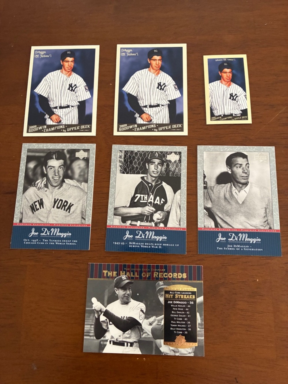 21 Card Joe DiMaggio Lot